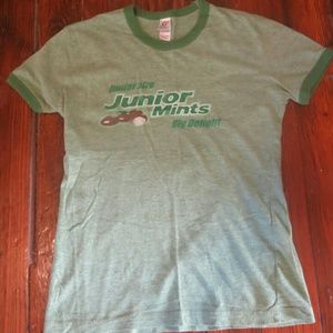 Light green stonewashed Junior Mints Tee t-shirt
